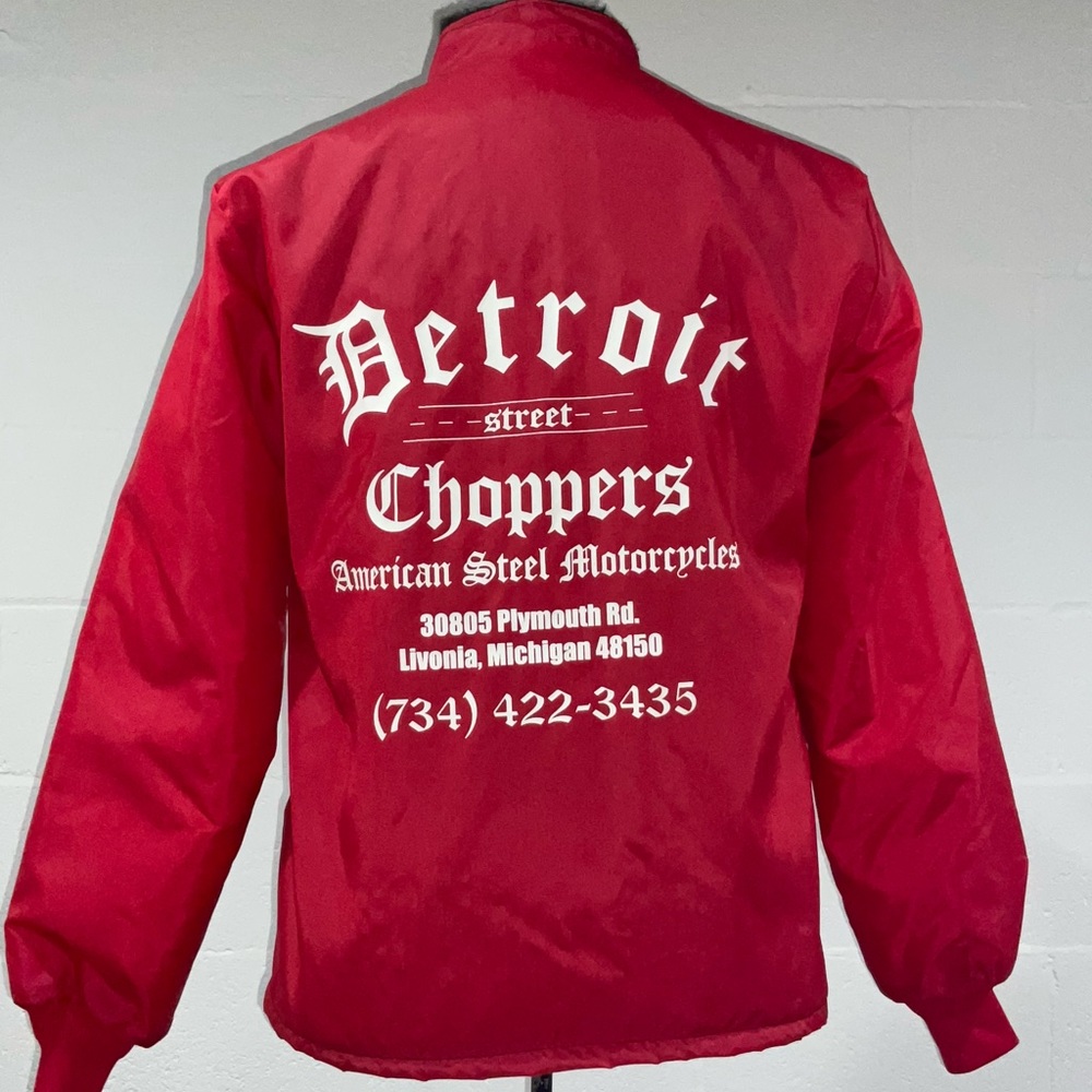 Vintage Detroit chopper jacket size large.